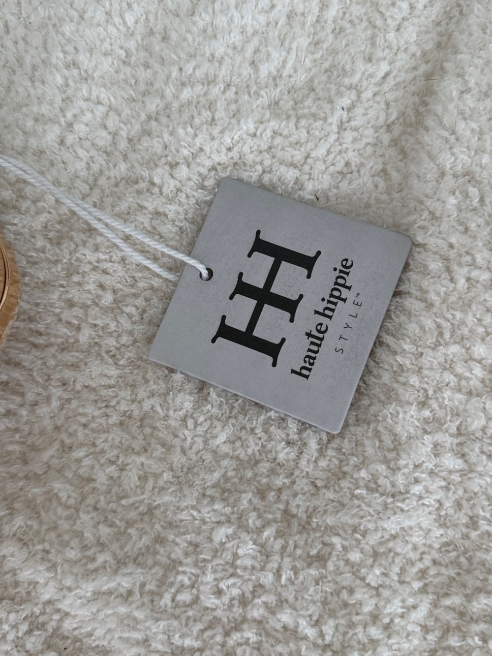 Haute Hippie Gray & White Branded Hang Tag - Picture 7 of 7